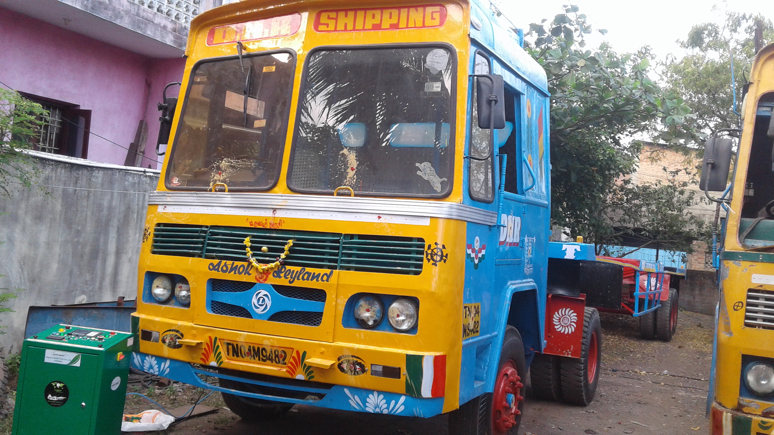 60 Ton trailer vehicle carbon cleaning service