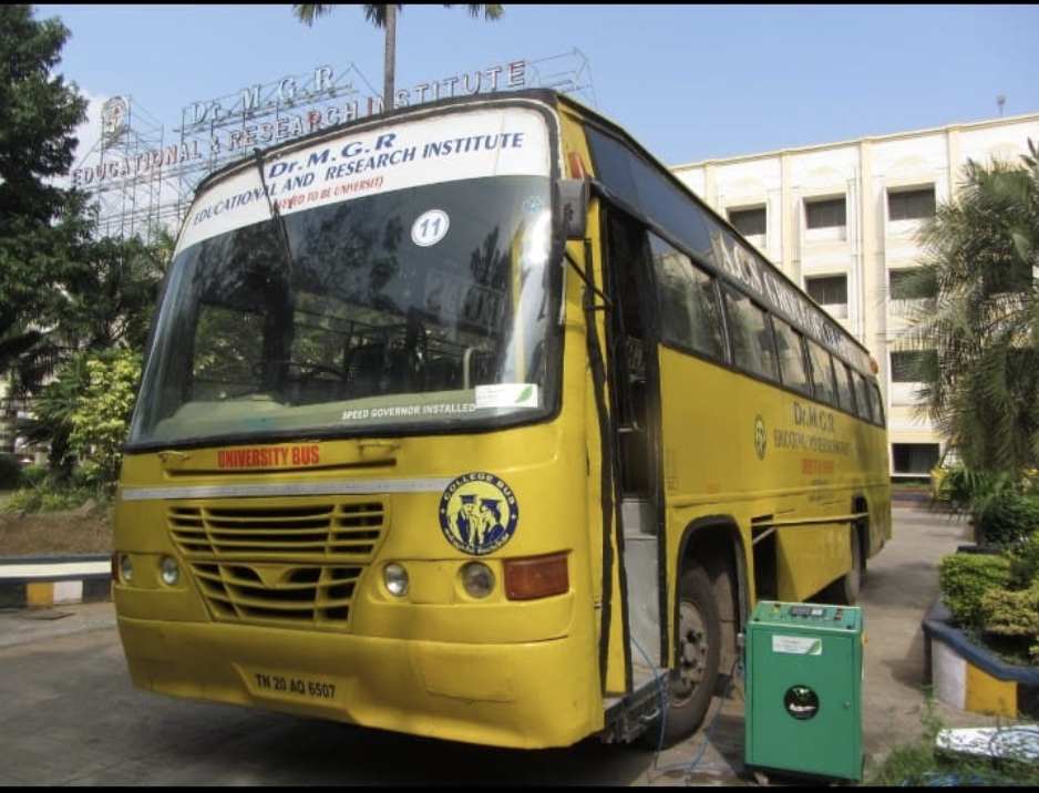 College bus carbon cleaning service