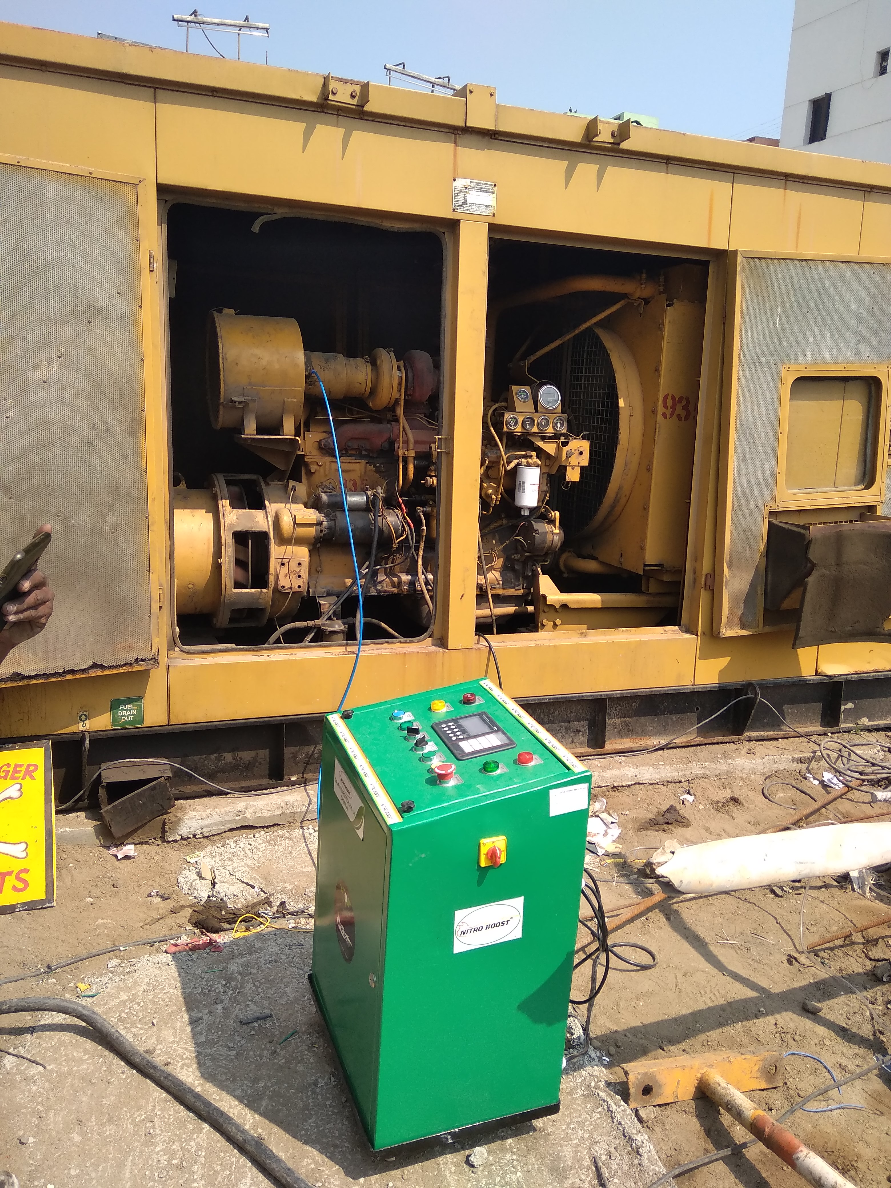 Genset carbon cleaning service